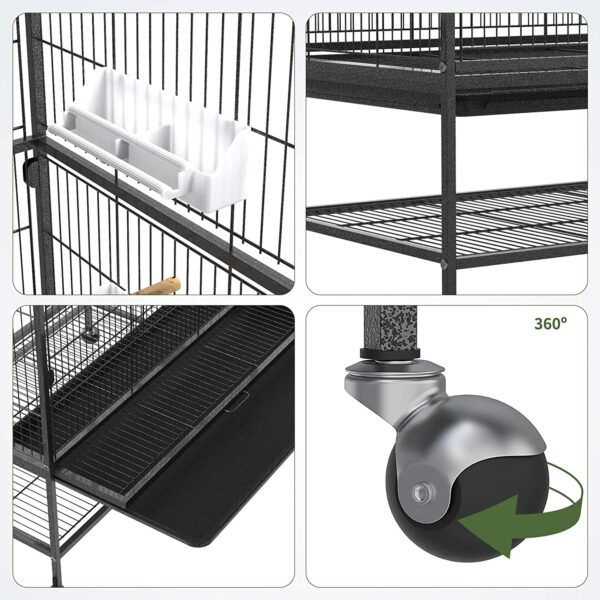Parrots cage