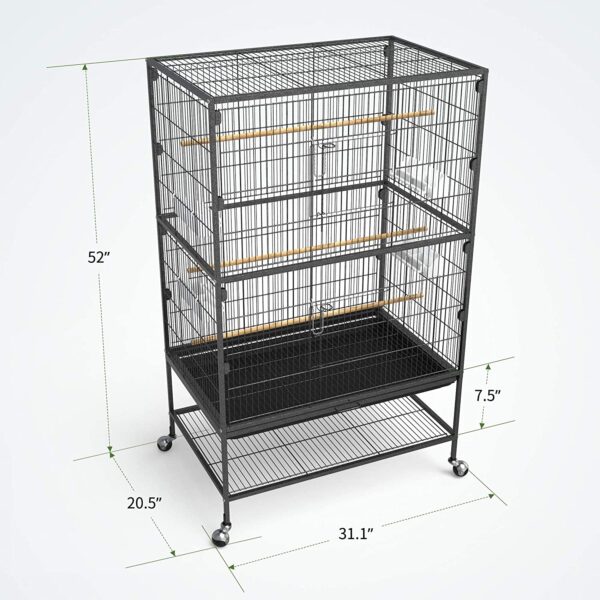 Parrots cage