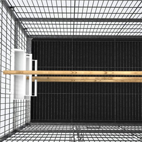 Parrots cage